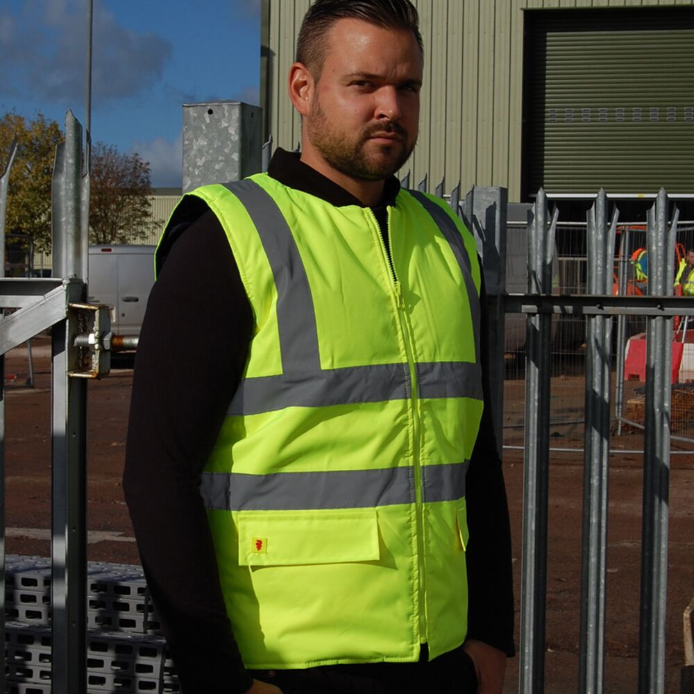 Warrior Hi-Vis Reversible Bodywarmer Thumbnail