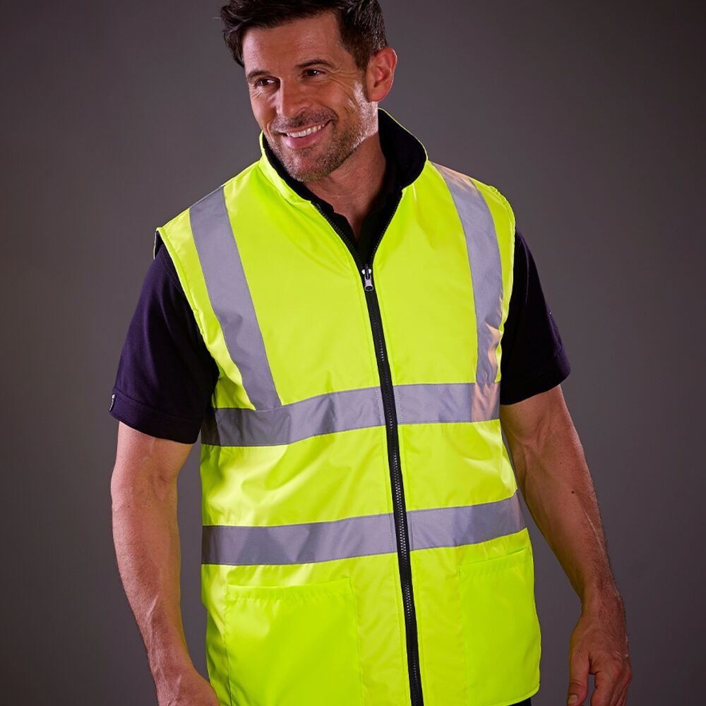Yoko Hi-Vis Reversible Fleece Bodywarmer Thumbnail