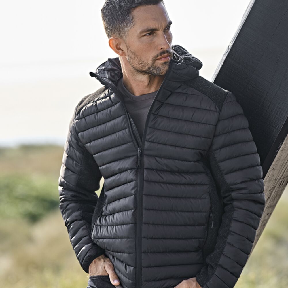 Tee Jays Crossover Hooded Padded Outdoor Jacket Thumbnail