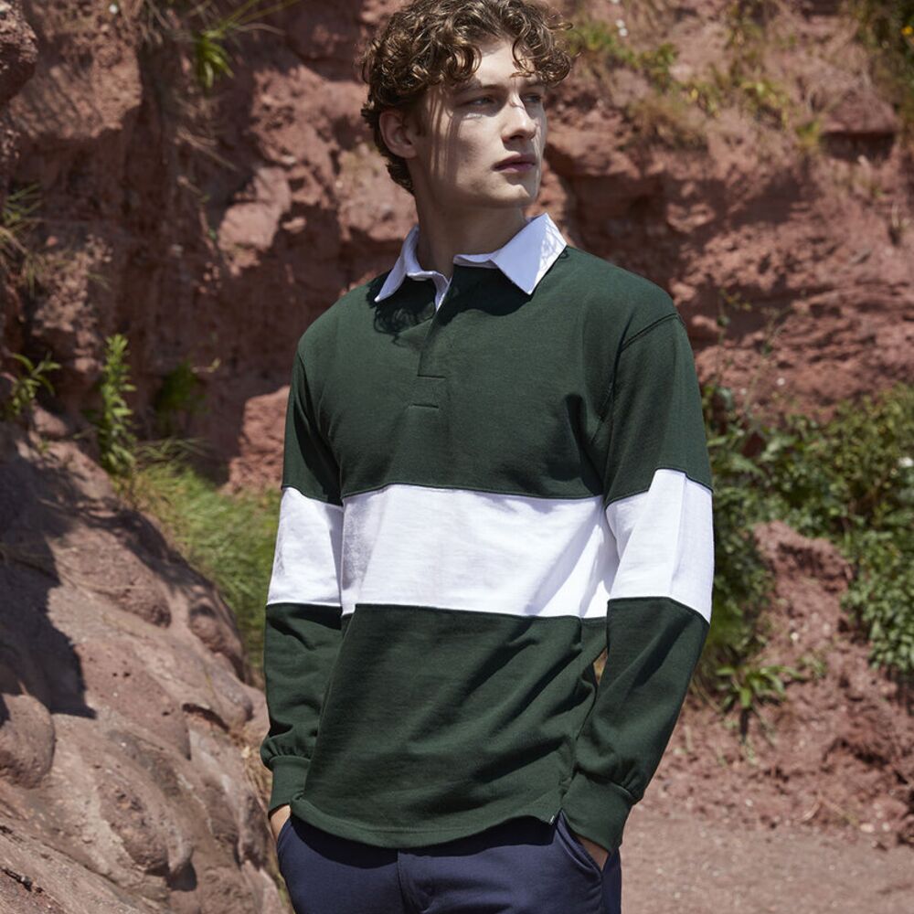 Panelled rugby shirt Thumbnail